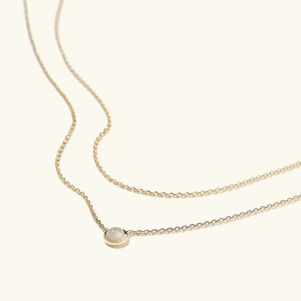 Necklaces<Mejuri Layered Opal Necklace