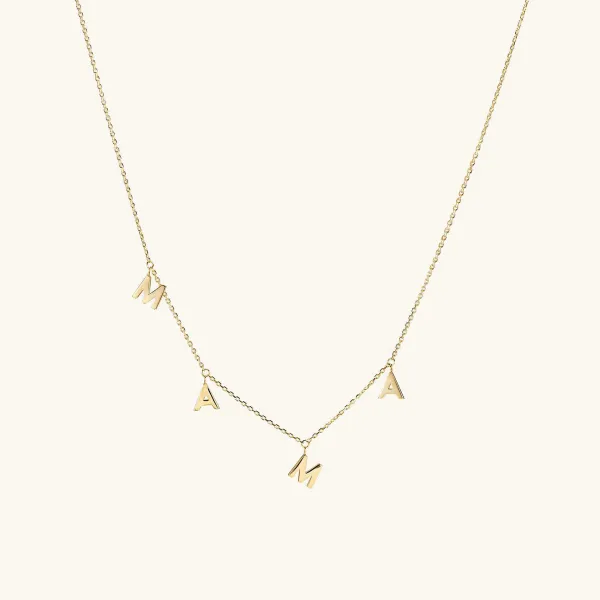 Necklaces<Mejuri Mama Letter Necklace