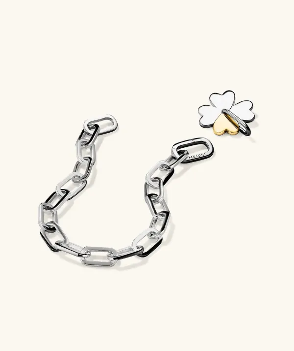 Bracelets<Mejuri X Ganni Clover Charm Bracelet