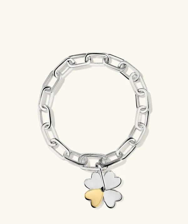 Bracelets<Mejuri X Ganni Clover Charm Bracelet