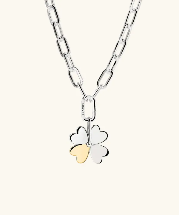 Necklaces<Mejuri X Ganni Clover Charm Necklace