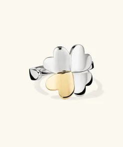 Rings<Mejuri X Ganni Clover Wrap Ring