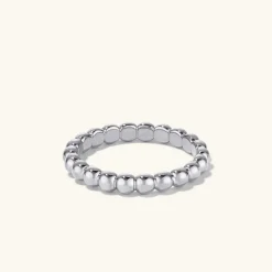 Rings<Mejuri Metallic Sphere Ring