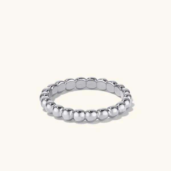 Rings<Mejuri Metallic Sphere Ring
