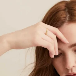 Rings<Mejuri Metallic Sphere Ring