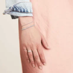 Bracelets<Mejuri Micro-Pav Diamond Rivi Re Bracelet