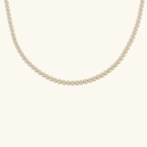 Necklaces<Mejuri Micro-Pav Diamond Rivi Re Choker
