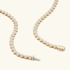 Necklaces<Mejuri Micro-Pav Diamond Rivi Re Choker