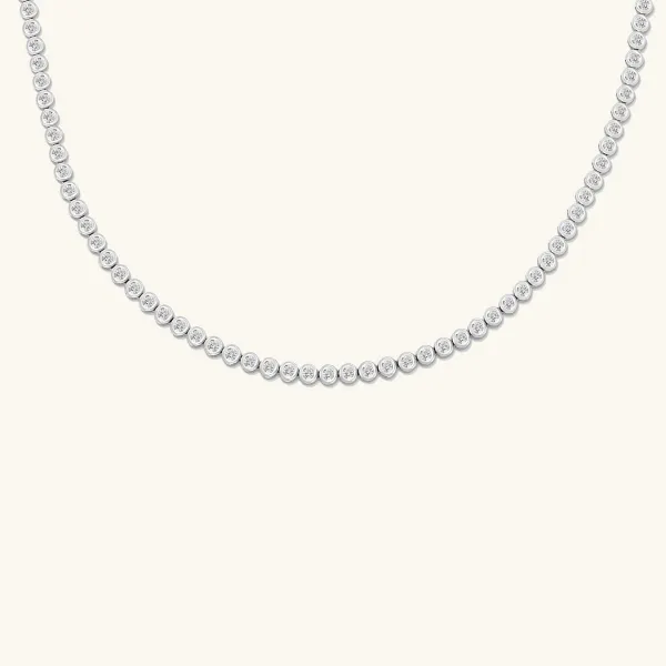 Necklaces<Mejuri Micro-Pav Diamond Rivi Re Choker