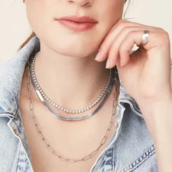 Necklaces<Mejuri Micro-Pav Diamond Rivi Re Choker