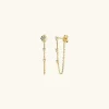 Earrings<Mejuri Mini Diamond Chain Studs