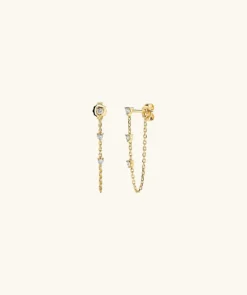 Earrings<Mejuri Mini Diamond Chain Studs