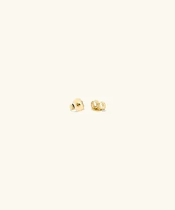 Earrings<Mejuri Mini Heart Pav Diamond Stud Earrings