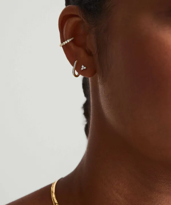Earrings<Mejuri Mini Lotus Diamond Stud