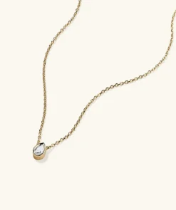 Necklaces<Mejuri Mini Pear Diamond Necklace