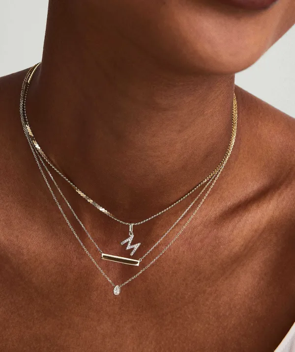 Necklaces<Mejuri Mini Pear Diamond Necklace