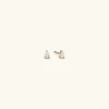Earrings<Mejuri Mini Pear Diamond Studs