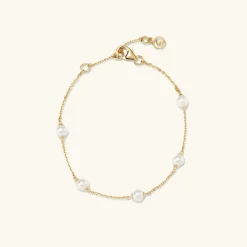 Bracelets<Mejuri Mini Pearl Satellite Bracelet