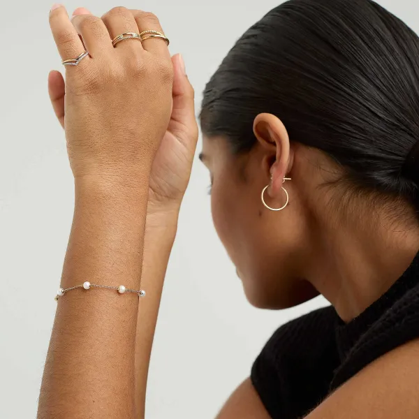 Bracelets<Mejuri Mini Pearl Satellite Bracelet