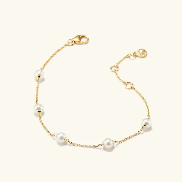 Bracelets<Mejuri Mini Pearl Satellite Bracelet