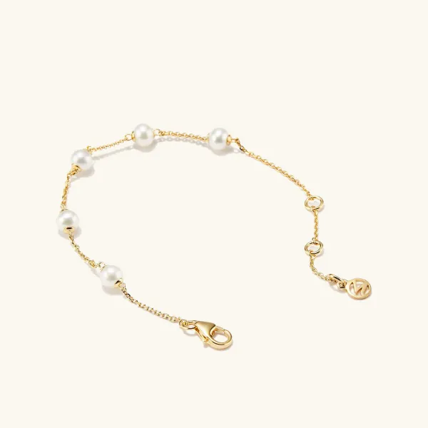 Bracelets<Mejuri Mini Pearl Satellite Bracelet