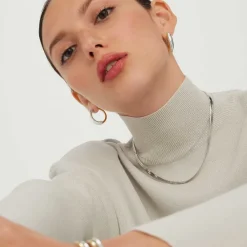 Earrings<Mejuri Mixed Large Tube Hoops