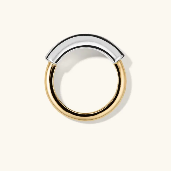 Rings<Mejuri Mixed Tube Ring