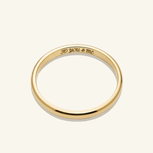 Rings<Mejuri 2Mm Smooth Band