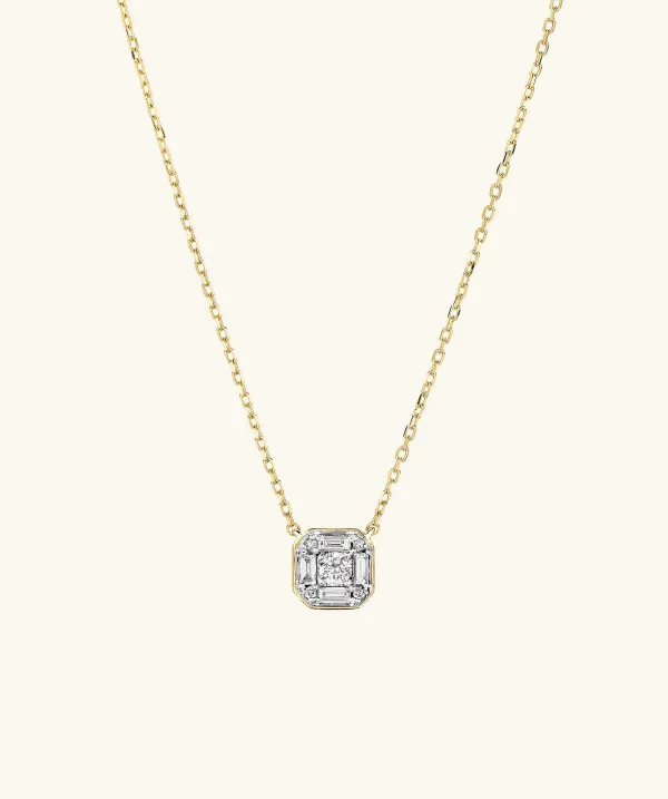 Necklaces<Mejuri Mosaic Cushion Diamond Necklace