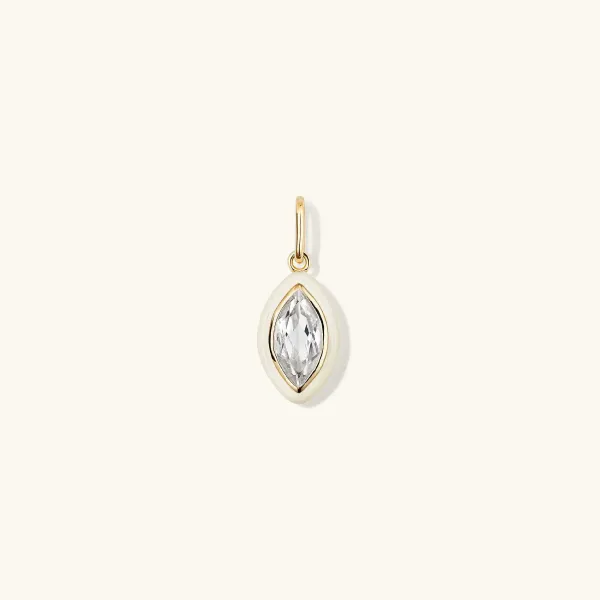 Necklaces<Mejuri Mosaic Enamel Marquise Pendant