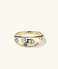 Rings<Mejuri Mosaic Gemstone D Me Ring