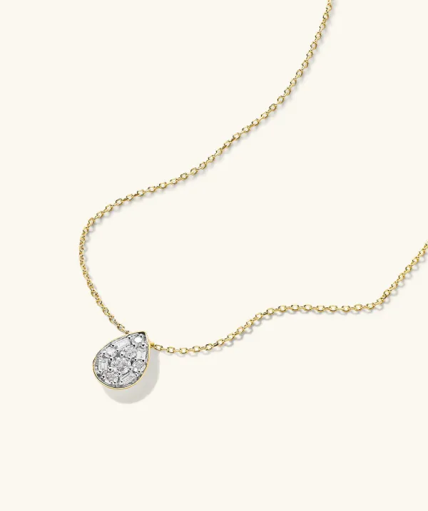 Necklaces<Mejuri Mosaic Pear Diamond Necklace