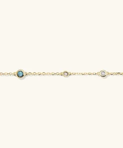 Bracelets<Mejuri Multi Gemstone Station Bracelet