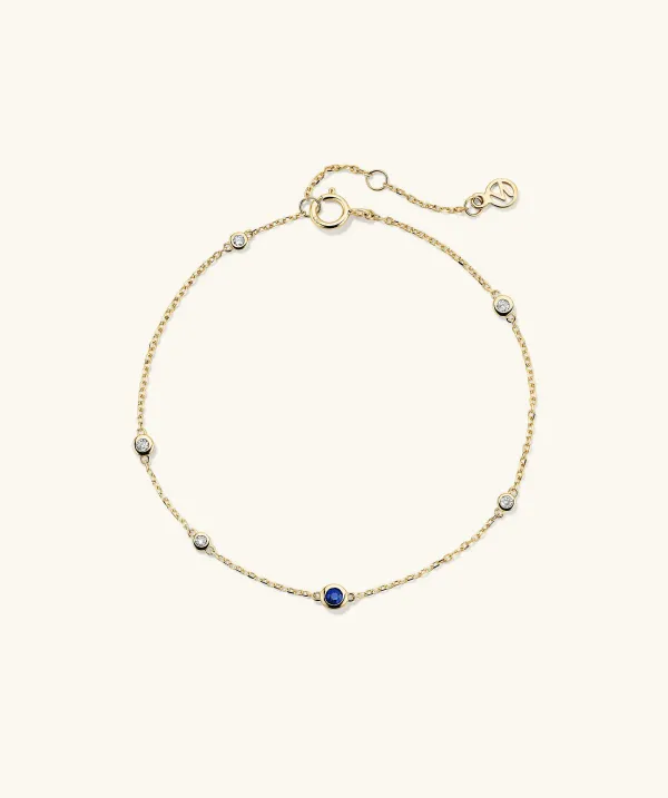 Bracelets<Mejuri Multi Gemstone Station Bracelet