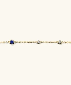 Bracelets<Mejuri Multi Gemstone Station Bracelet