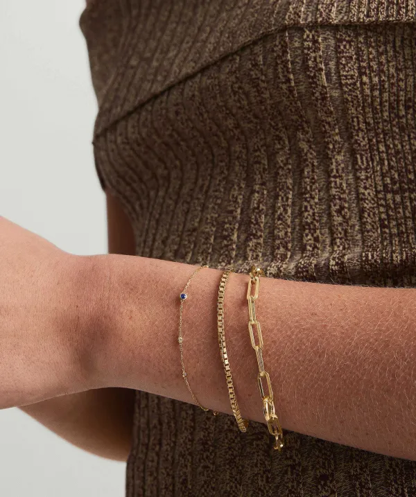 Bracelets<Mejuri Multi Gemstone Station Bracelet