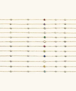Bracelets<Mejuri Multi Gemstone Station Bracelet