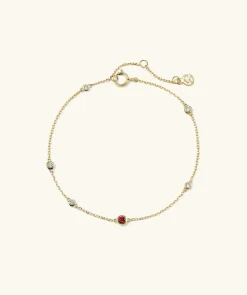 Bracelets<Mejuri Multi Gemstone Station Bracelet