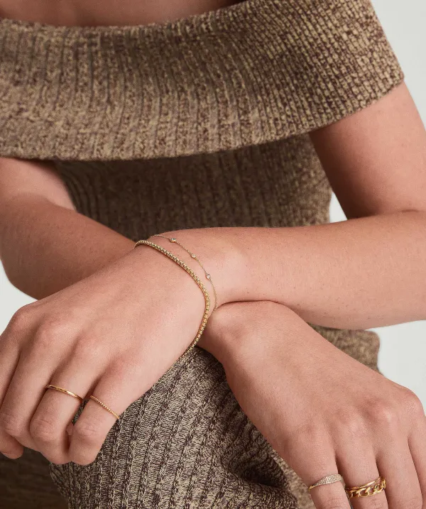 Bracelets<Mejuri Multi Gemstone Station Bracelet