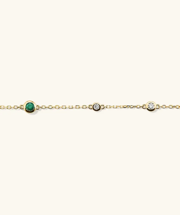 Bracelets<Mejuri Multi Gemstone Station Bracelet