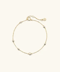 Bracelets<Mejuri Multi Gemstone Station Bracelet