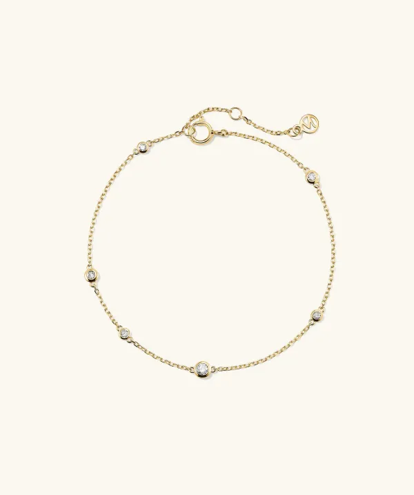 Bracelets<Mejuri Multi Gemstone Station Bracelet