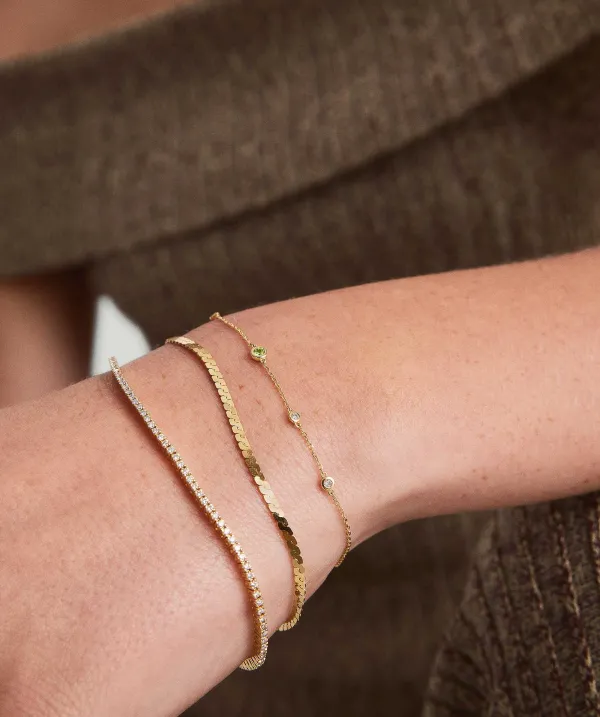 Bracelets<Mejuri Multi Gemstone Station Bracelet
