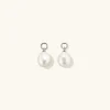 Earrings<Mejuri Organic Pearl Hoop Charms