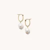 Earrings<Mejuri Organic Pearl Hoops