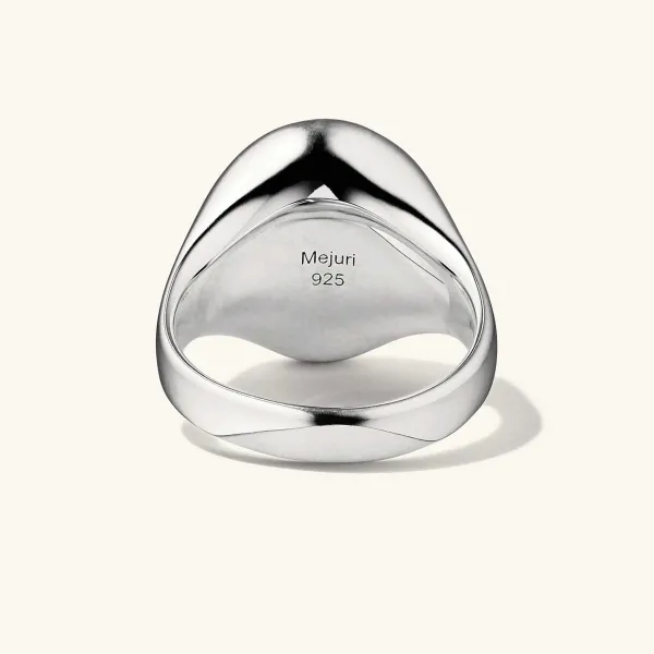 Rings<Mejuri Oval Gemstone Signet Ring