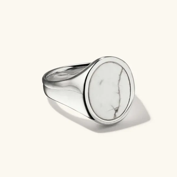 Rings<Mejuri Oval Gemstone Signet Ring