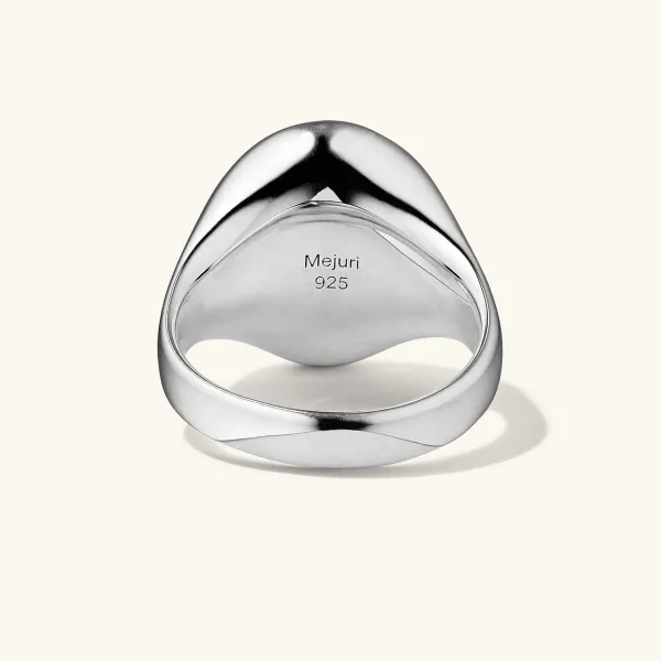 Rings<Mejuri Oval Gemstone Signet Ring