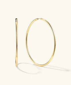 Earrings<Mejuri Oversized Thin Hoops