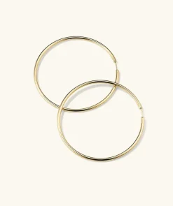 Earrings<Mejuri Oversized Thin Hoops